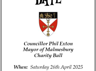 Mayor of Malmesbury Ball - Fund Raiser -  Save the Date!